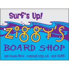 4 Inch X 3 Inch Square Cornered Kwik-Ship Decal