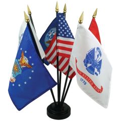 4 Inch X 6 Inch Armed Forces Desk Set