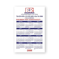 4 Inch X 6 Inch Calendar Magnet - 20mil