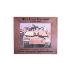 4 Inch X 6 Inch Genuine Walnut Picture Frame