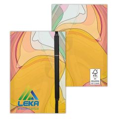 4 Inch X 6 Inch Perfect Paper Cover Notebook With Elastic Stylus Pen