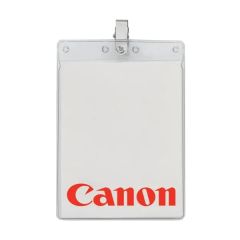 4 Inch X 6 Inch Printed Large Vertical Vinyl Pouch With Bulldog Clip
