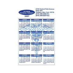 4 Inch X 7 Inch Calendar Magnet - 30mil