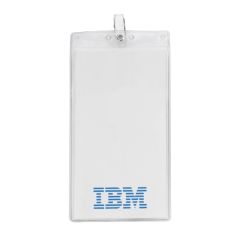 4 Inch X 8 Inch Printed Oversized Vertical Vinyl Pouch With Clip