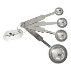 Double Head 430 Stainless Steel Measuring Cups 8 PCS Custom Logo