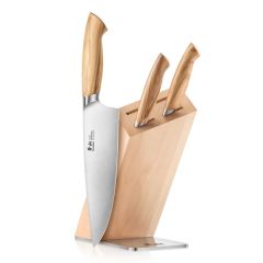 4-Piece Oliv Series Knife Block Set