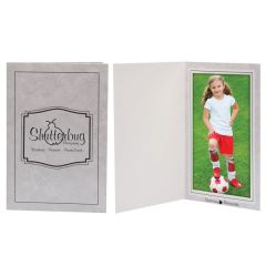 4 X 6 Gray Marble Photo Folder