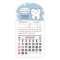 4c Press-N-Stick Header 3-Month Vertical Calendar (12-Month)