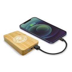 5000 mAh Eco-Friendly Bamboo Power Bank