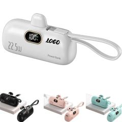 5000 mAh Mini Portable Charger Fast Charging Power Bank