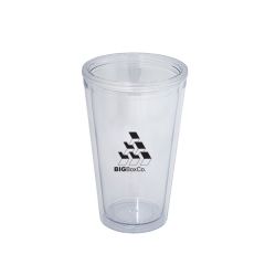 500 Ml. (17 Oz.) Double Walled Tumbler With Straw