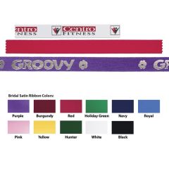 5/8 Inch Bridal Satinch Ribbon - 25yd Roll - Foil Print