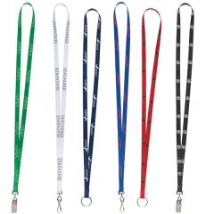 5/8 Inch Econoweave Silk Screen Lanyard