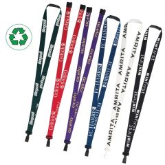 5/8 Inch P.e.t. Recycled Silk Screen Lanyard