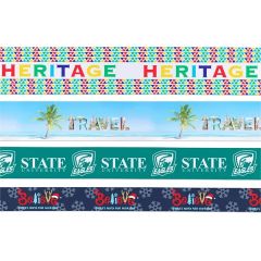 5/8 Inch Badge Satin Ribbon - 50yd Roll - Sublimation