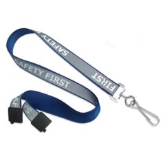 5/8 Inch Safety First Reflective Lanyard