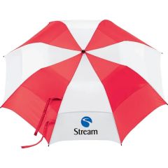58 Inch  Vented Auto Open Folding Golf Umbrella