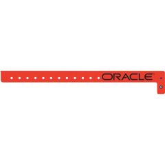 5/8 Inch Wide Super Plastic Wristband