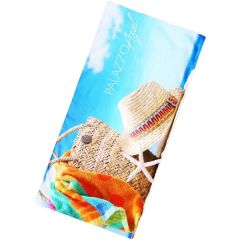 58 Inch  X 28 Inch  Dye Sublimated Small Beach Towel