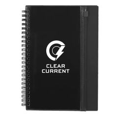 5.5 Inch X 8.5 Inch Spiral Notebook With Clear Pocket