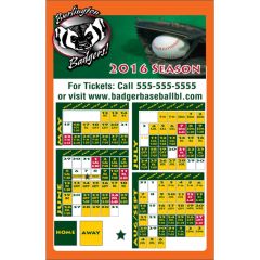 5.5 X 8.5 Square Corner - Schedule Magnet