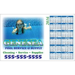 5.625 X 3.5 Square Cornered - Calendar Magnet