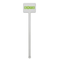 5.75 Inch Rectangle Plastic Drink Stirrer - Colored