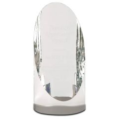 5 1/2 Inch Crystal Cylinder Award