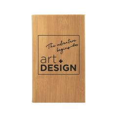 5 1/4 Inch X 8 1/4 Inch Bamboo Leatherette Sketch Book