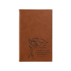5 1/4 Inch X 8 1/4 Inch Rawhide Leatherette Sketch Book