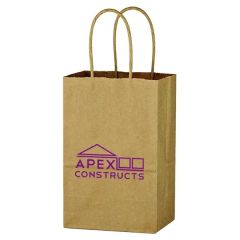 5-1/4 Inch X 8- 1/4 Inch Kraft Paper Bag