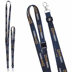 5/8 Adjustable Polyester 4 Color Lanyard