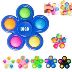 5 Bubbles Fidget Push Pop Spinner