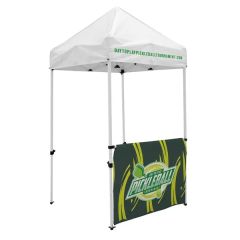 5 Ft Economy Tent Half Wall Dye Sublimated, Single-Sided