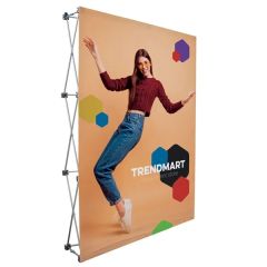 5 Ft Straight Splash Floor Display Face Kit Poly Knit