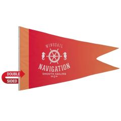 5 Ft X 8 Ft Polyester Burgee Flag Double-Sided