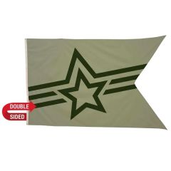 5 Ft X 8 Ft Polyester Guidon Flag Double-Sided
