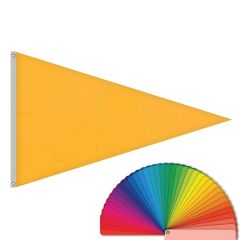 5 Ft X 8 Ft Solid Color Pennants With Heading & Grommets