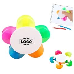 5-In-1 Flower Shape Highlighters