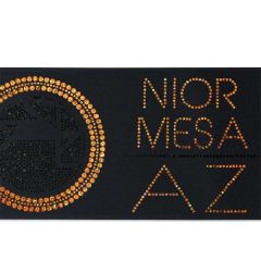 5 Inch Badge Satinch Ribbon - 25yd Roll - Sparkle