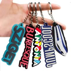 5 Inch Large Size Custom 2D PVC Keychain