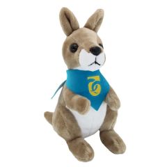 5 Inch Pocketkin Eco Kangaroo With Bandana Oc