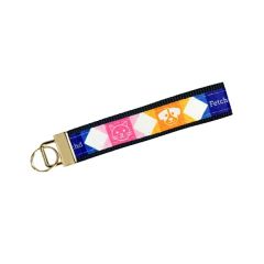 5 Inch Sublimated Key Strap W/ Gold-Colored Hardware