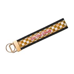 5 Inch Sublimated Key Strap With Gold-Colored Hardware