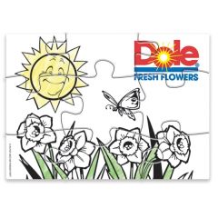 5 Inch X 7 Inch 9pc. Color-Me Puzzle