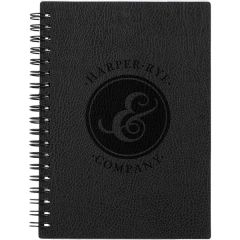 5 Inch X 7 Inch FSC Recycled Pebble Grain Spiral Journal