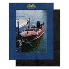 5 Inch  X 7 Inch  Leatherette Photo Frame With Custom Imprint