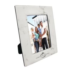 5 Inch X 7 Inch Marble Leatherette Photo Frame