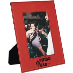 5 Inch X 7 Inch Red Leatherette Photo Frame