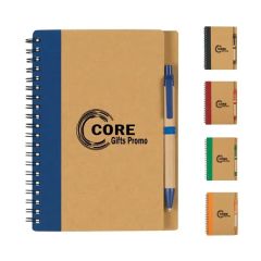 5 Inch X 7 Inch Spiral Notebook With Pen Set